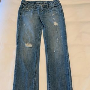 American Eagle distressed skinny jeans